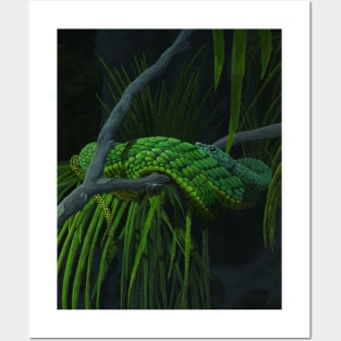 Green Mamba Posters and Art